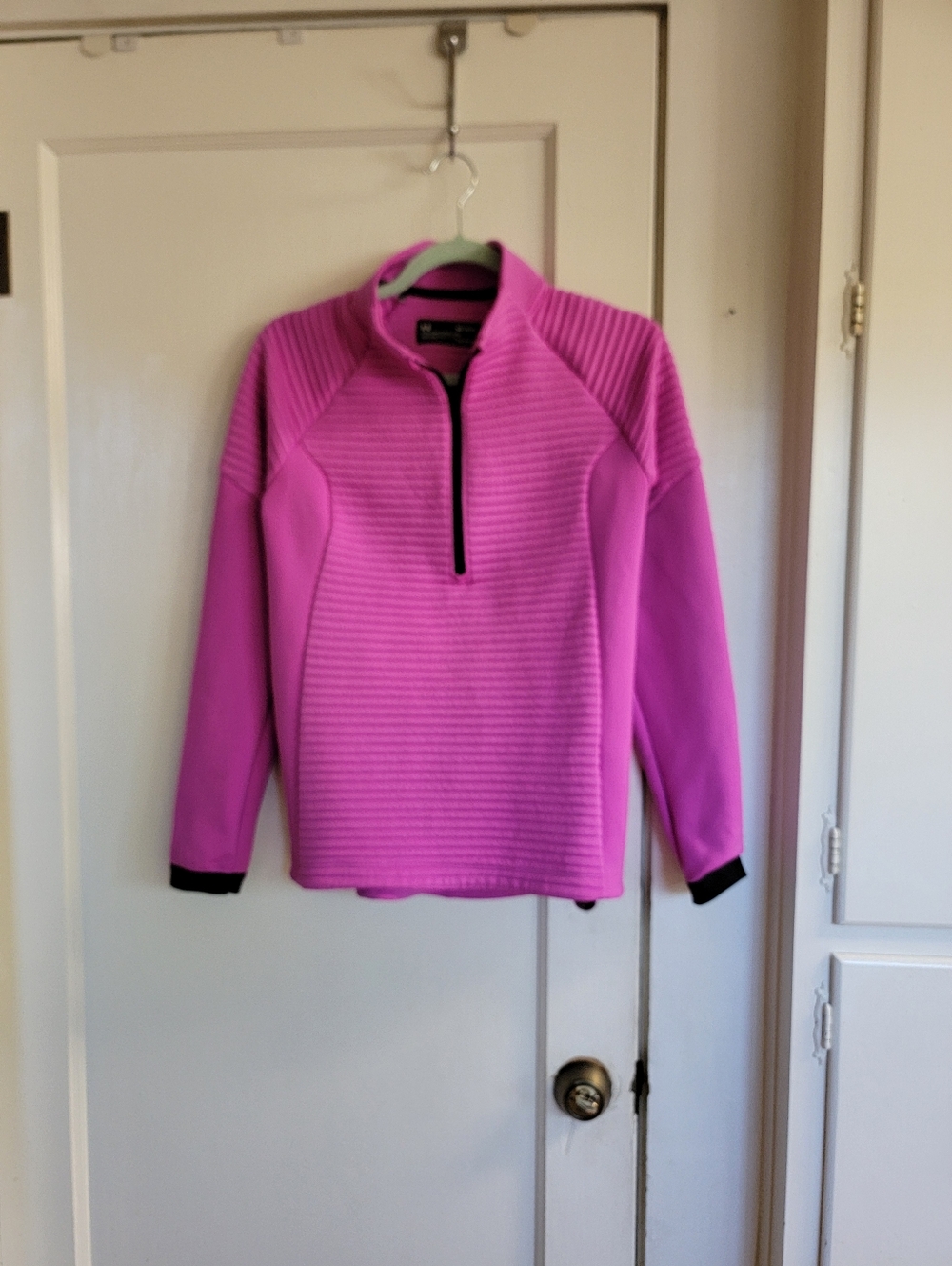 Under Armour Coldgear Pink Half-Zip Sweatshirt